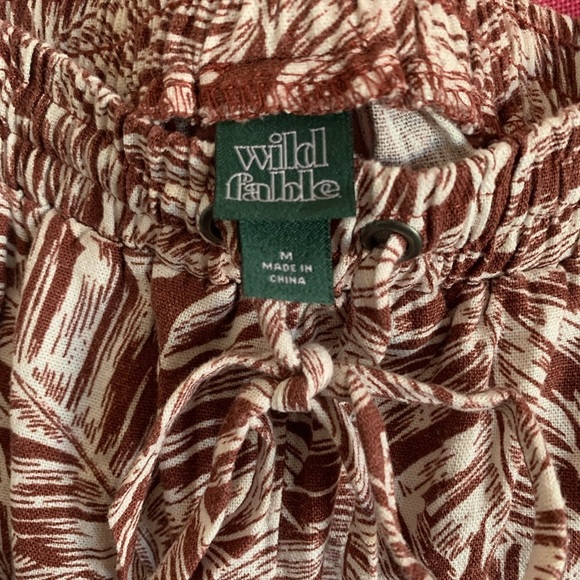 👗EUC Drawstring Wild Fable linen pants - Picture 3 of 3